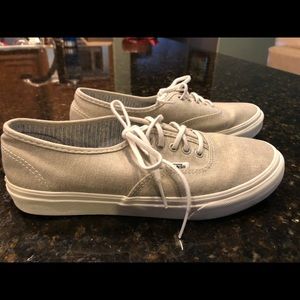 Oatmeal Canvas Vans